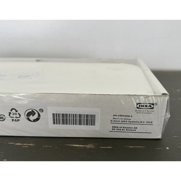 NEW IKEA Skadis Clip On Pegboard Tray Shelf White Plastic Fits 003.207.99 23079 - Picture 2 of 6